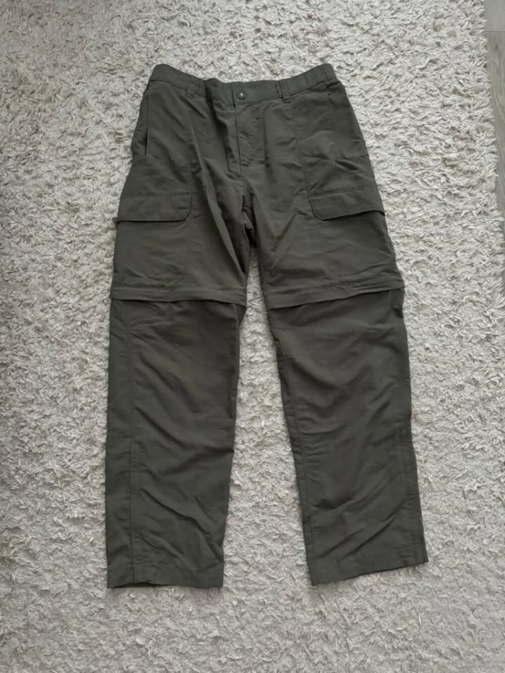 The North Face Convertible Hiking Pants Shorts 2-in-1 Beige Men’s L